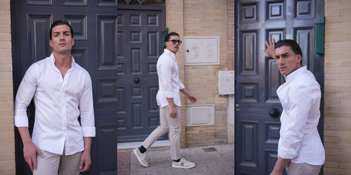 Camisa blanca bordada