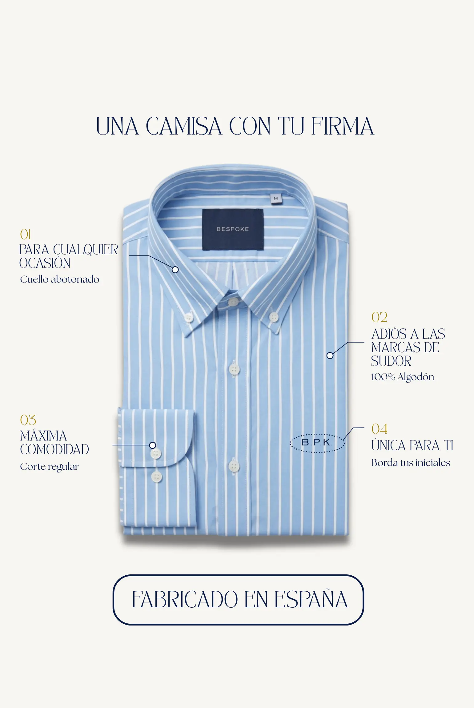 Camisa Rayas Azul - Imagen 2