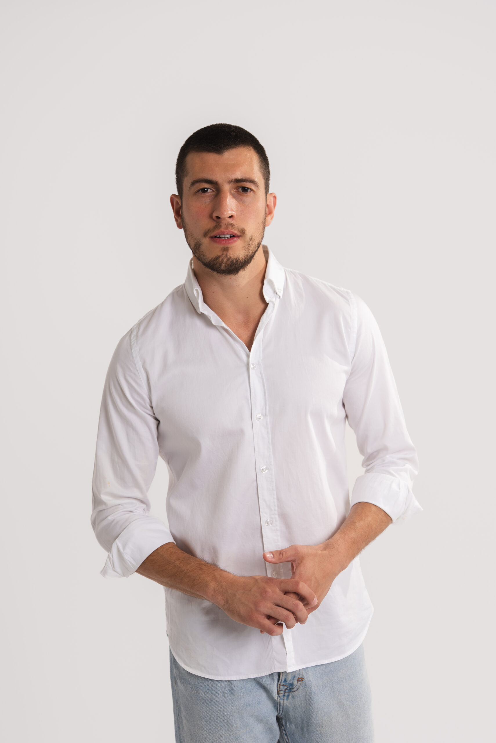 Camisa Lisa Blanca