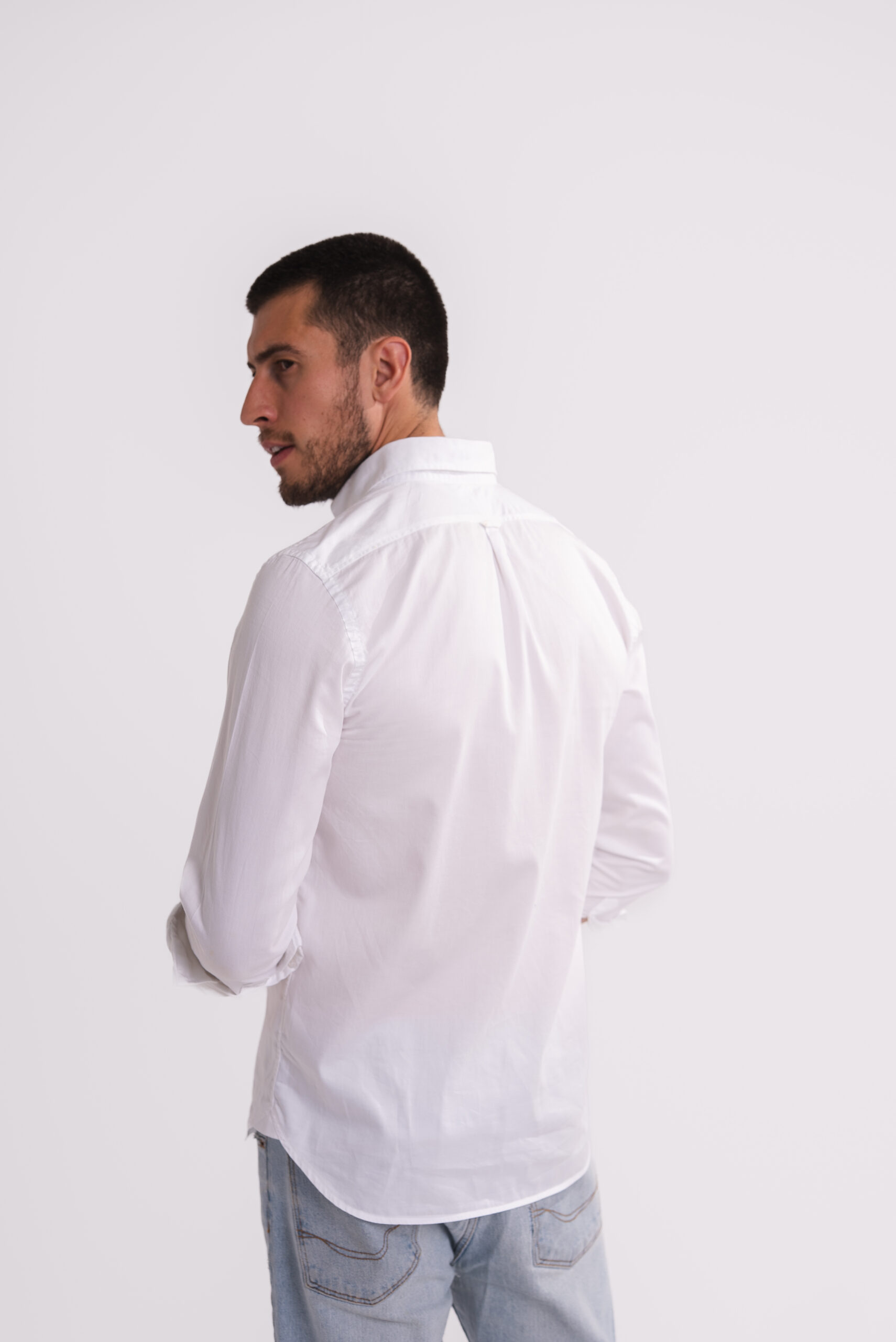 Camisa Lisa Blanca - Imagen 4