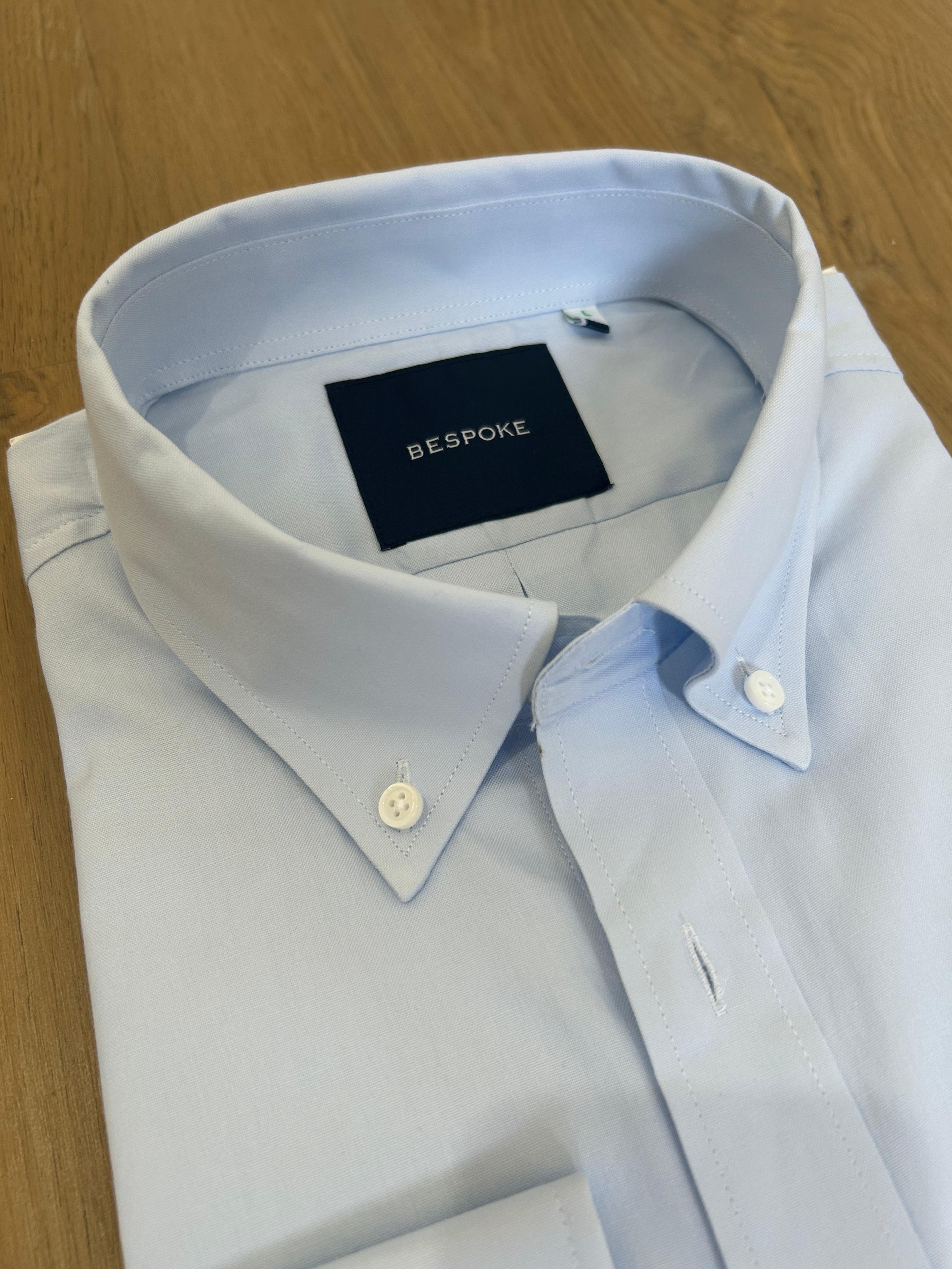 Camisa Lisa Celeste - Imagen 4