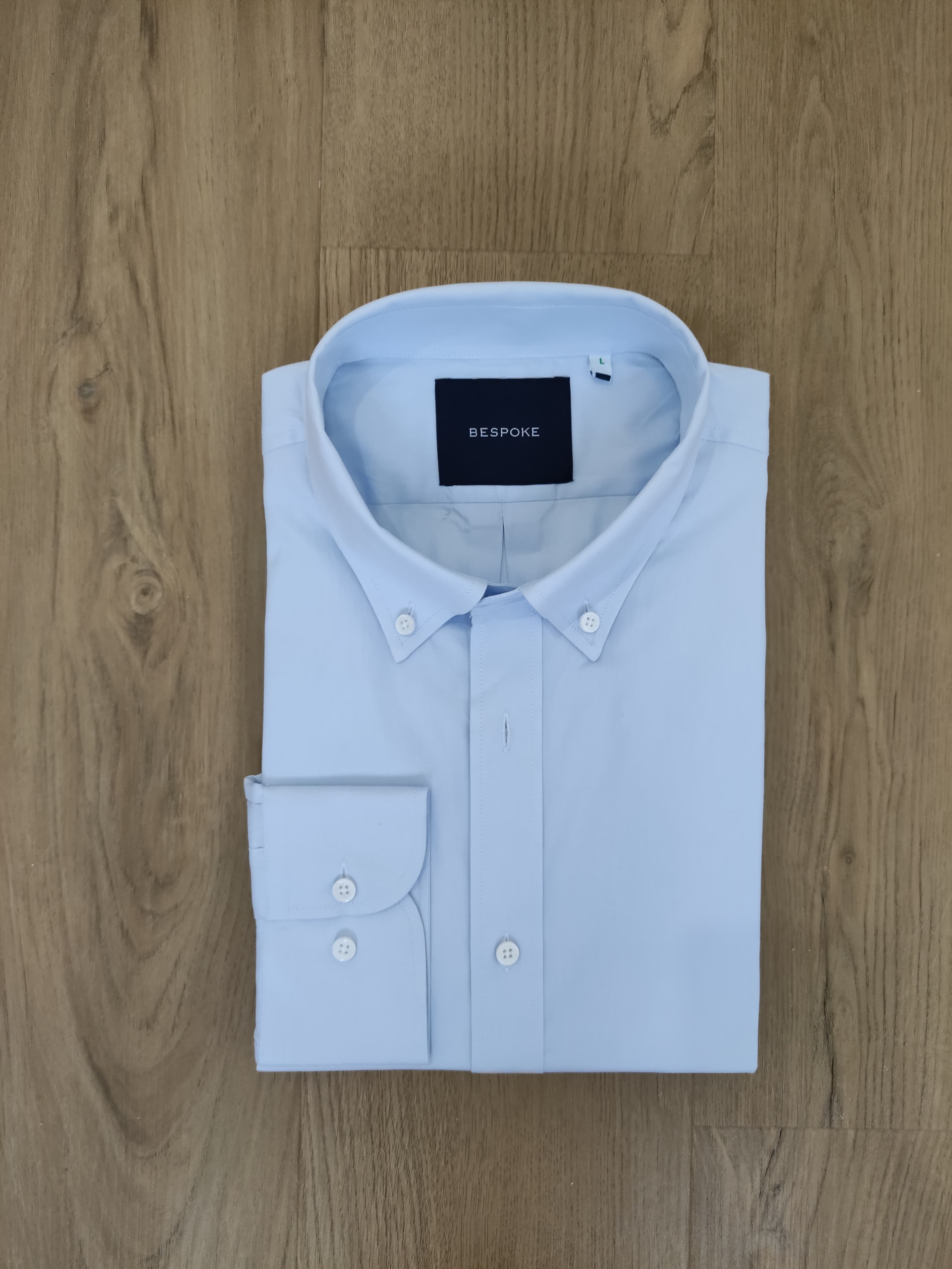 Camisa Lisa Celeste - Imagen 3