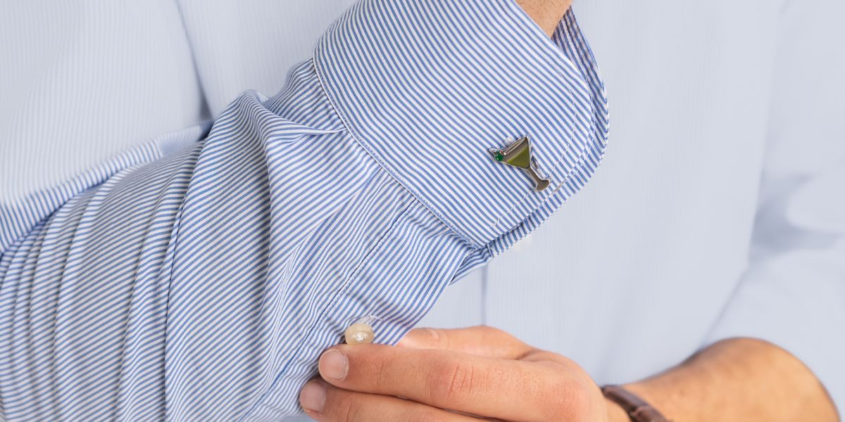 Camisa Hombre Rayas Azules