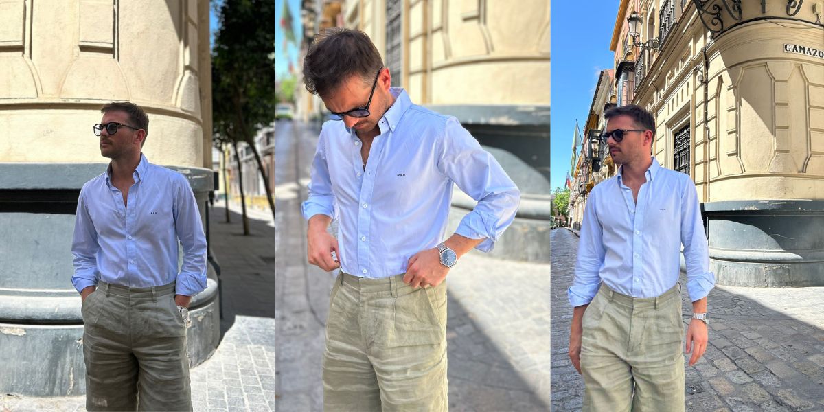 Camisas de manga larga para hombre