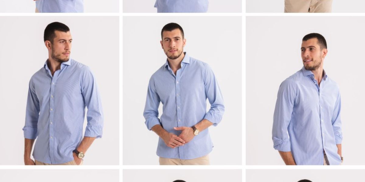 Camisa Color Celeste