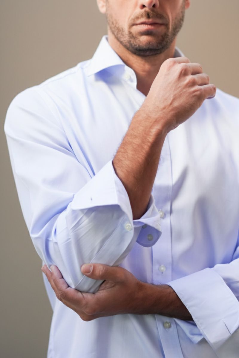 Camisa Vestir Celeste - Imagen 4