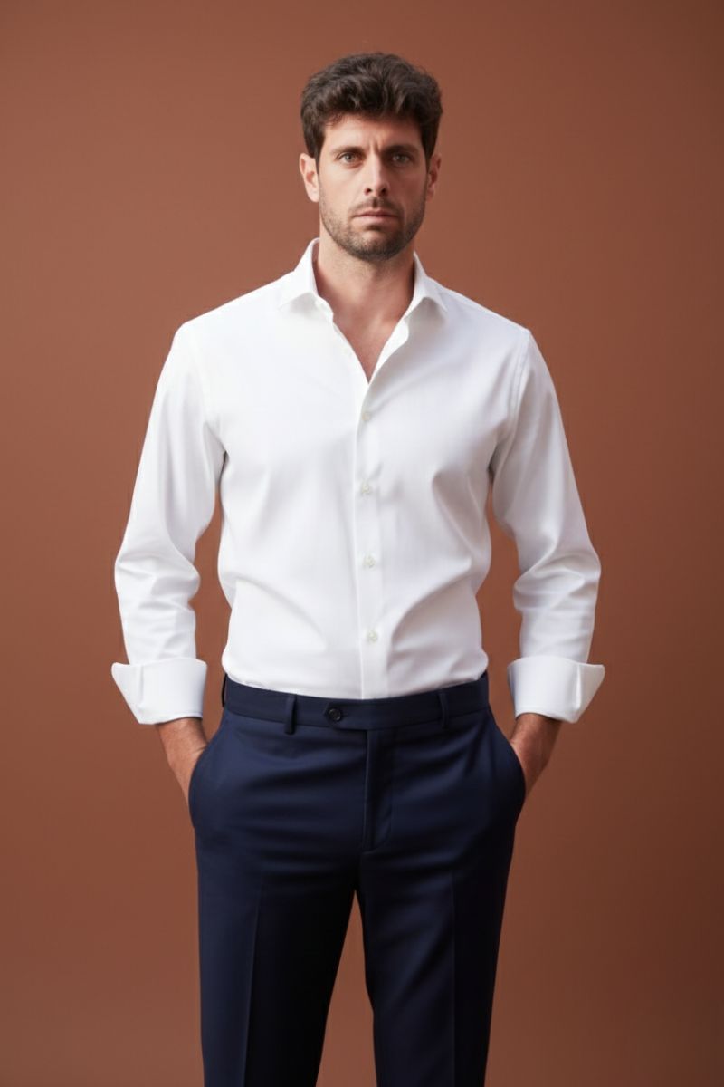 Camisa Vestir Blanca