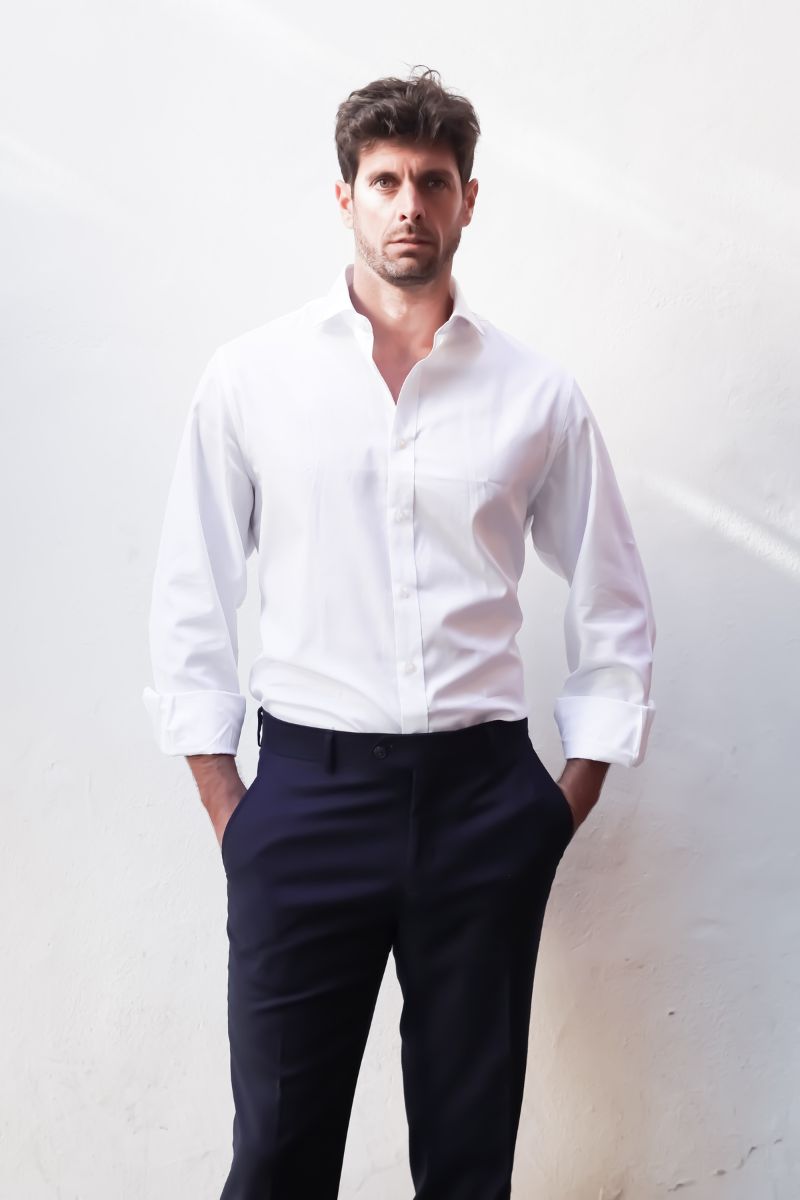 Camisa Vestir Blanca