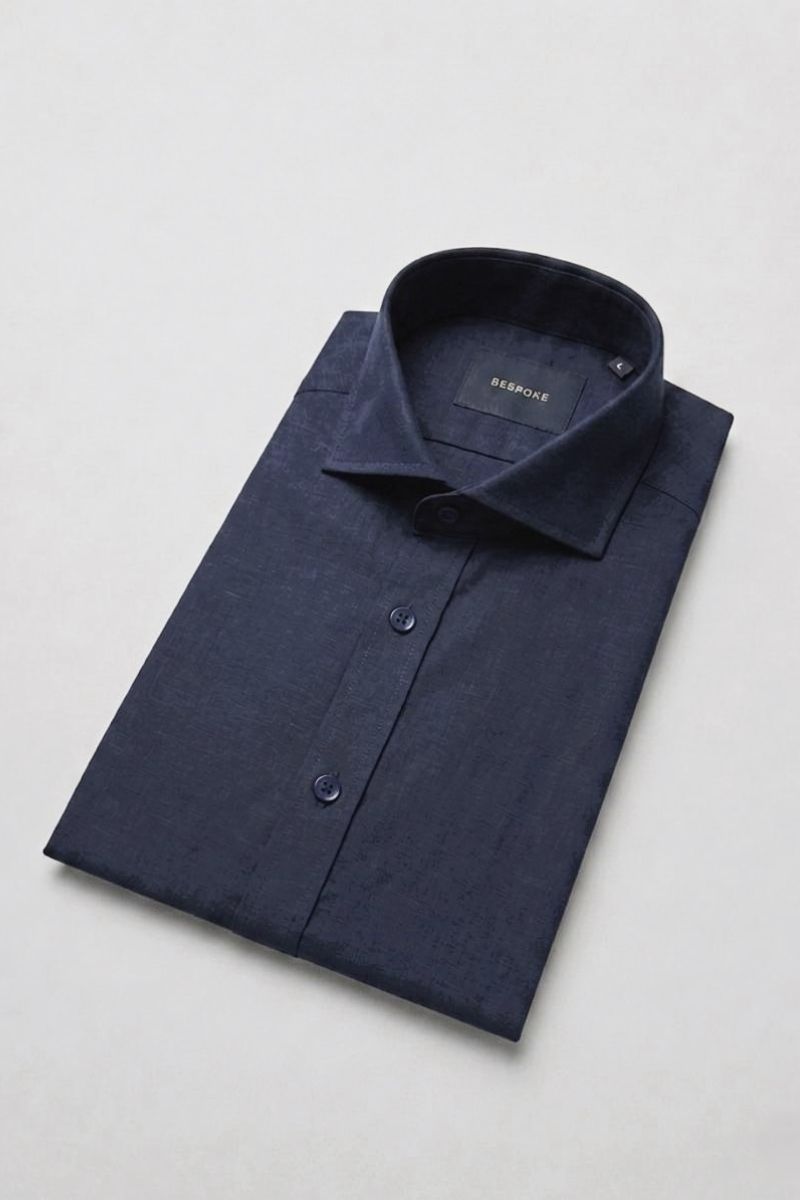 Camisa Lino Marino - Imagen 3