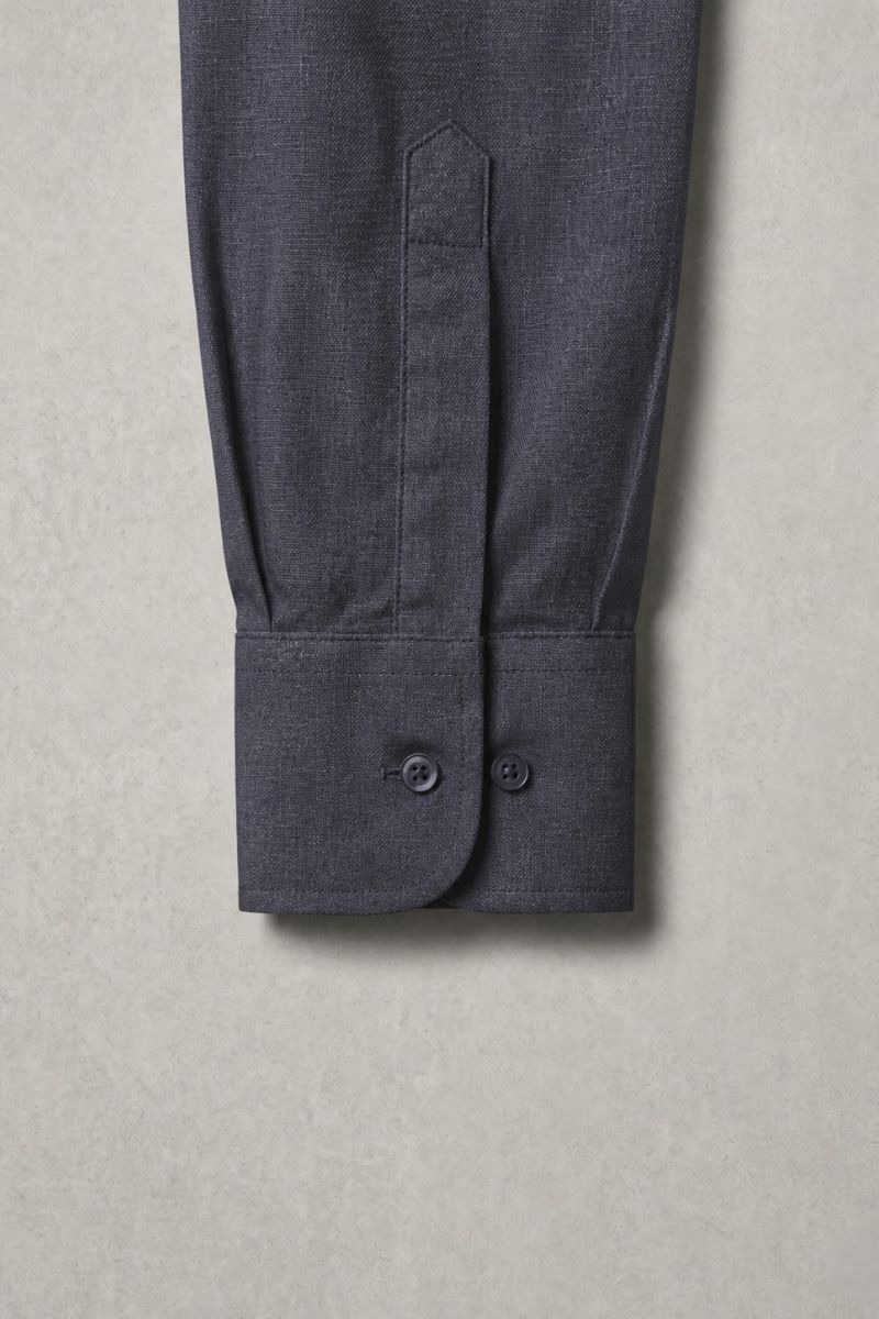 Camisa Lino Marino - Imagen 4