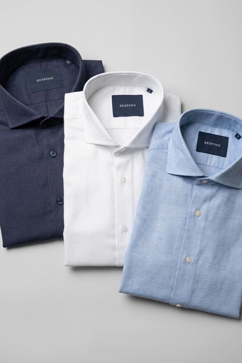 Camisa Lino Celeste - Imagen 7