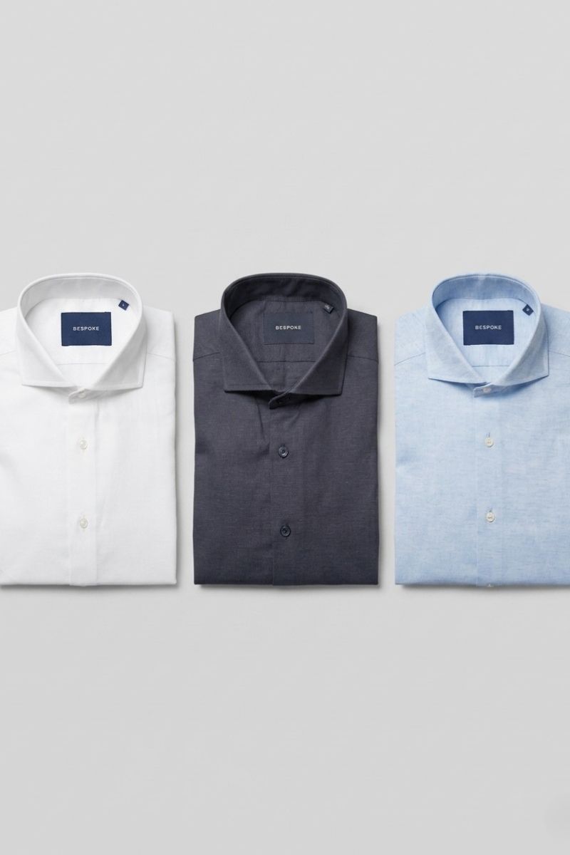Camisa Lino Celeste - Imagen 6