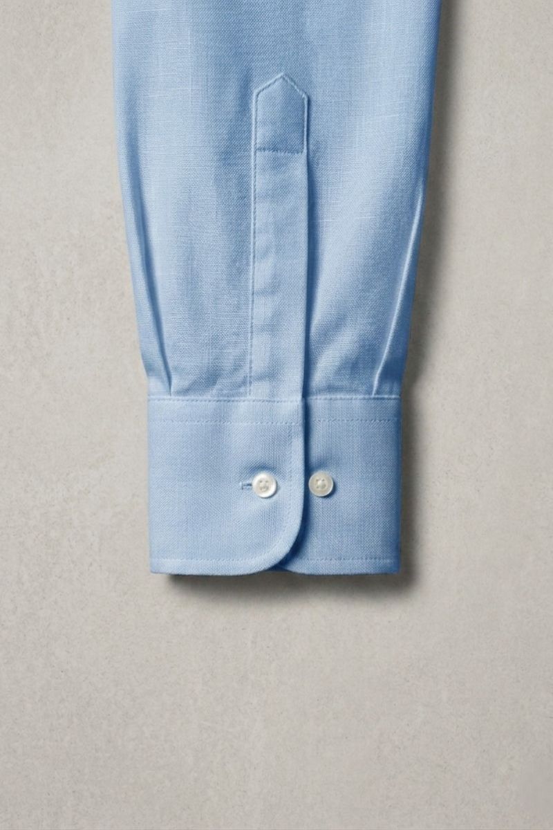 Camisa Lino Celeste - Imagen 4