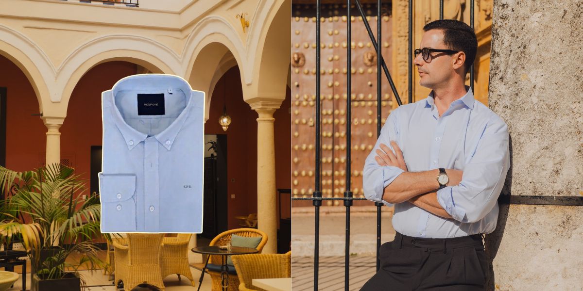 Camisas de algodón hombre